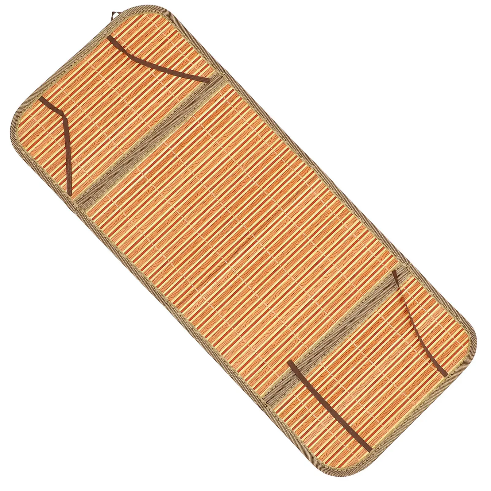 

Stroller Cooling Mat Bamboo Rattan Double Sided Breathable Comfortable Easy Install Remove for Baby Dining Chair Car Seat