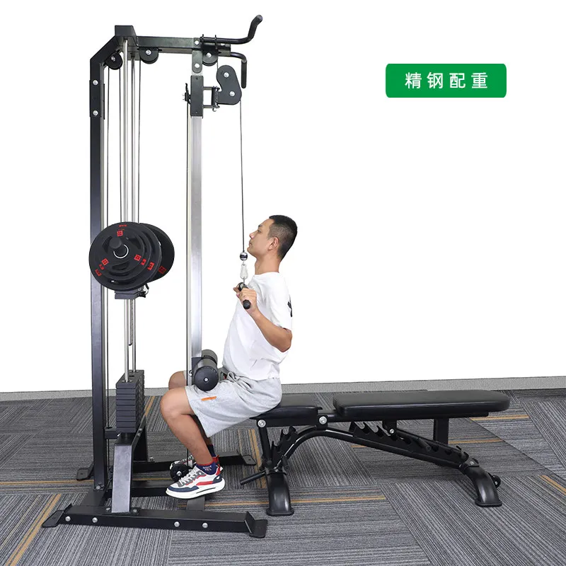 Bird Squats Rack Commercial Functional Lat Pull Down Seated Rowing Machine Wall Mount Cable Station Bird Glider Squat Rack
