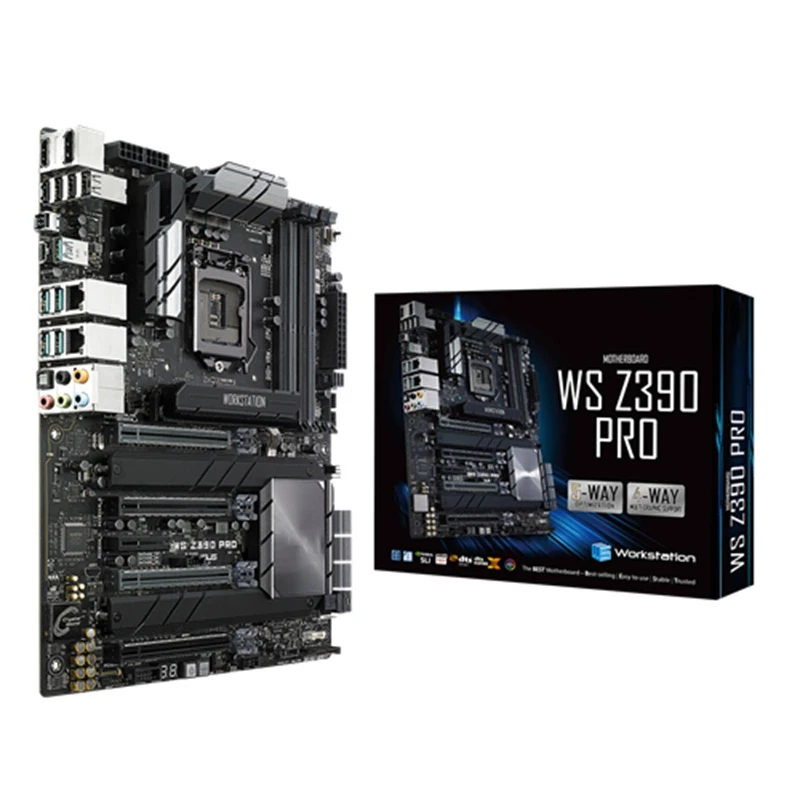 

WS Z390 PRO, материнская плата ATX LGA1151, процессоры i9/i7/i5/i3 9-го/8-го поколения