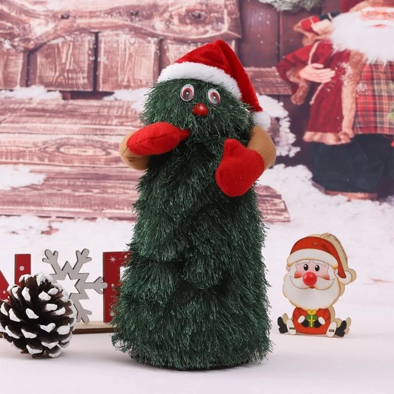 

Electronic Santa for Doll Christmas Gift Handmade Child Holiday New Year Xmas To 15UB