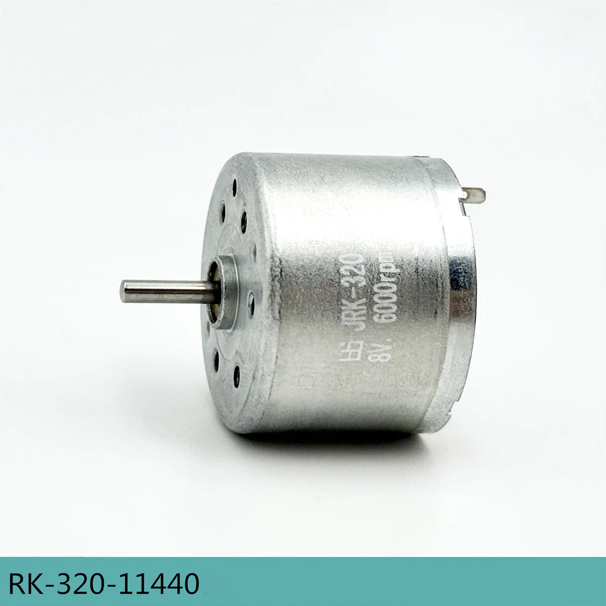 RK-310T-11440 Round Mini Motor Carbon Brush DC 3V 5V 6V 7.4V 8V 6000RPM Silent Solar Motor DIY Small Electronic Accessories