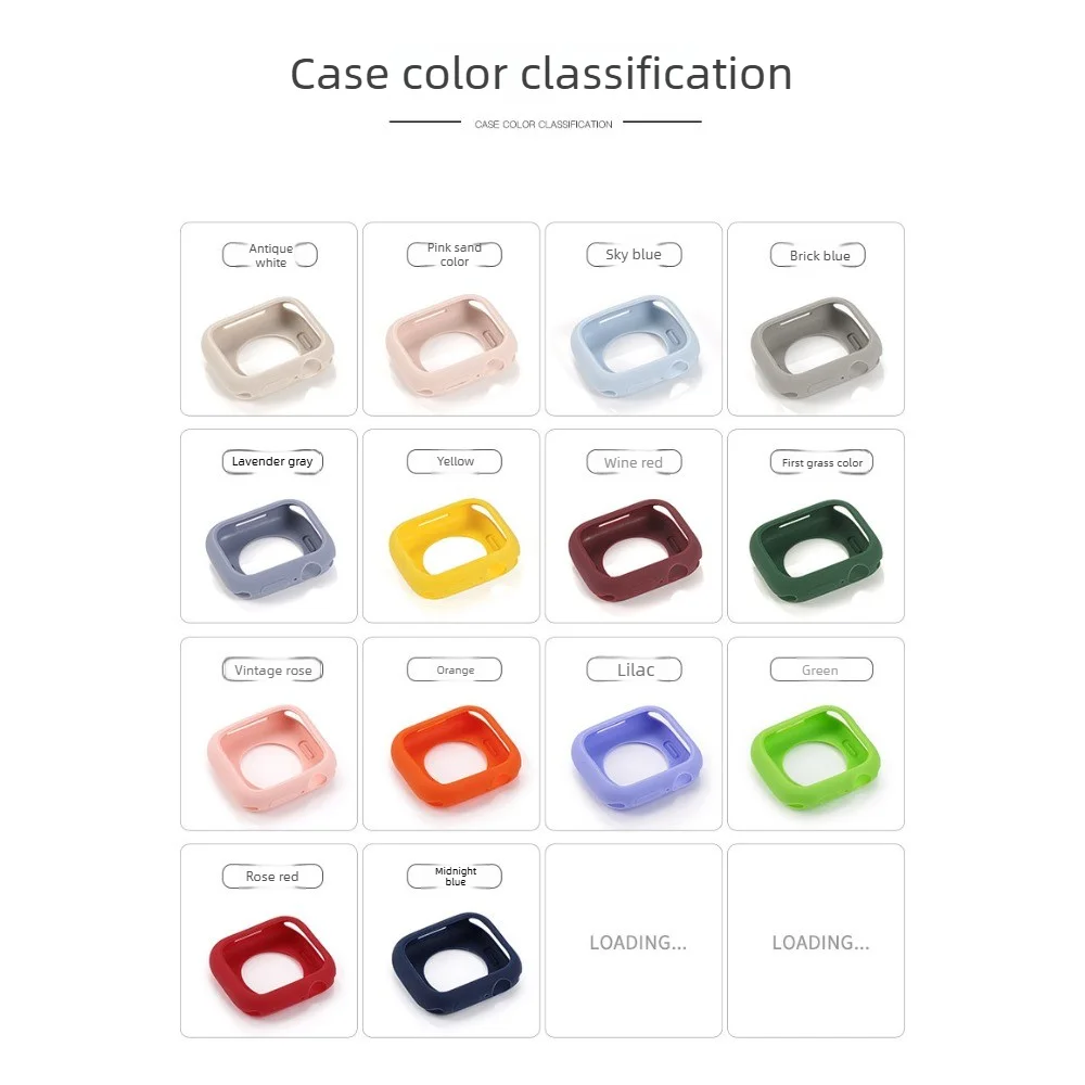 Slim Silicone Case Compatible with Watch 11 9 10 Ultra Soft Shockproof Scratch Resistant Protective Cover