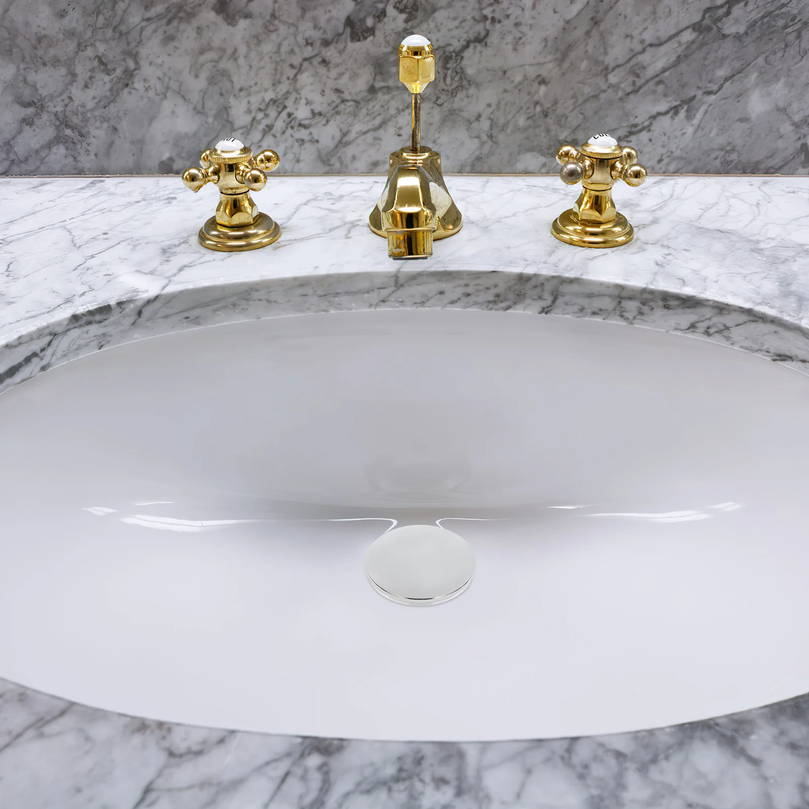 

Bathtub Drain Stopper Manual Lift Tub Water Plug Adjustable Height 45-55mm Leakproof Bath Drain Cover Universal Tub Stopper