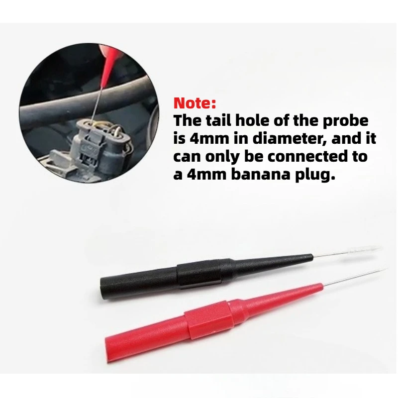 10Pcs Diagnostic Tools Multimeter Test Lead Extention Back Piercing Needle Tip Probes Autotools Automotive Kit Machine