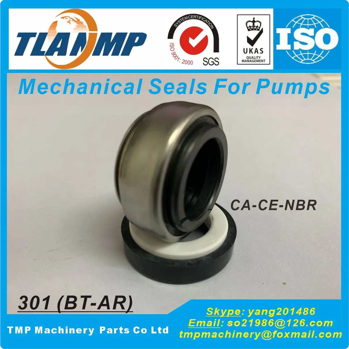 301-23 (BT-AR-23) Rubber Bellow TLANMP Mechanical Seals|Equivalent to  BT-AR Seals