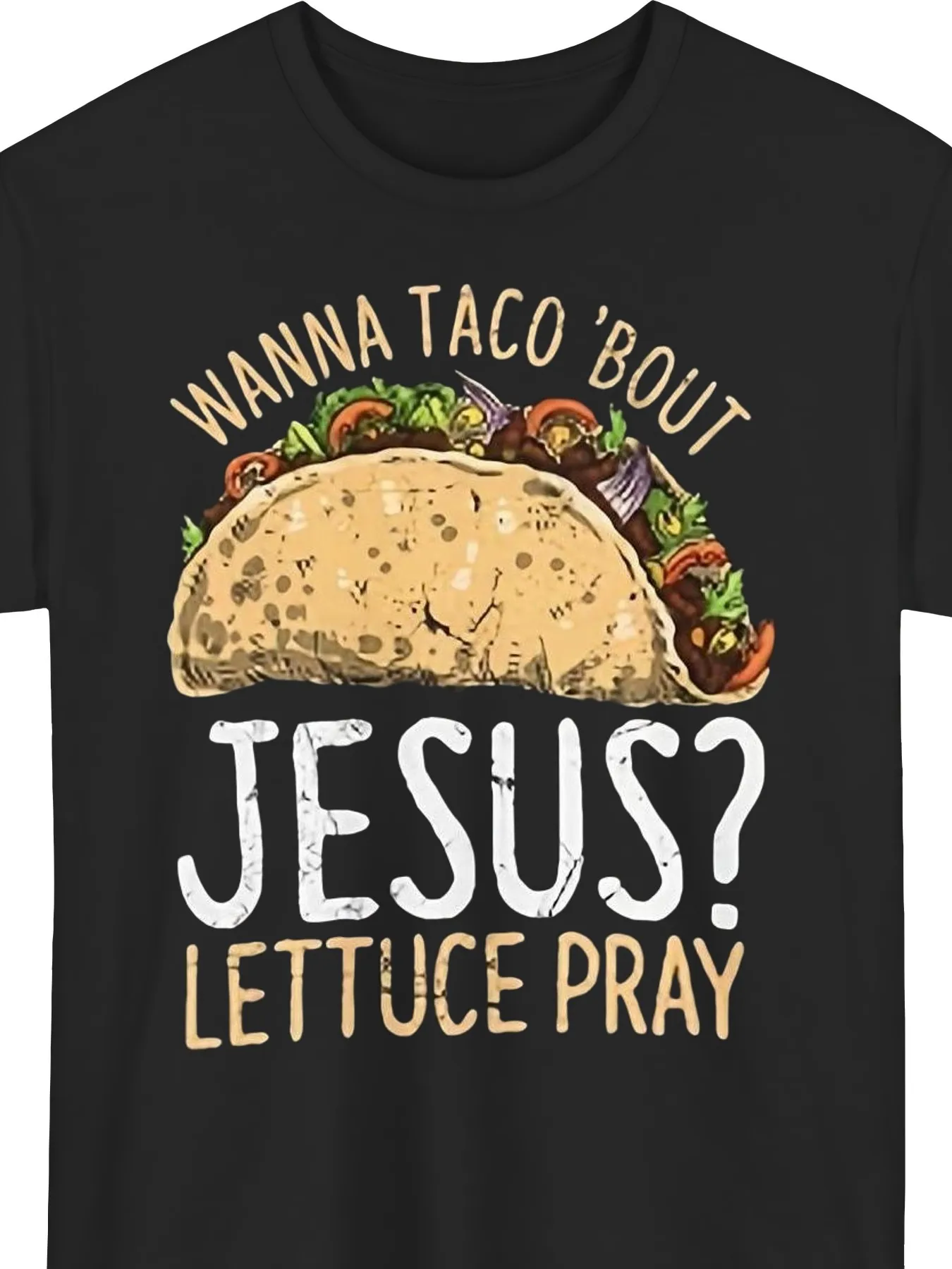 Want to Talk about Jesus? Let's Chat! Lettuce Prayer Bible Christian T-Shirt Unisex Casual Crew Neck Short Sleeve T-Shirt Regular Fit Suitable for Outdoor Enthusiasts and Everyday Wear Fun Design