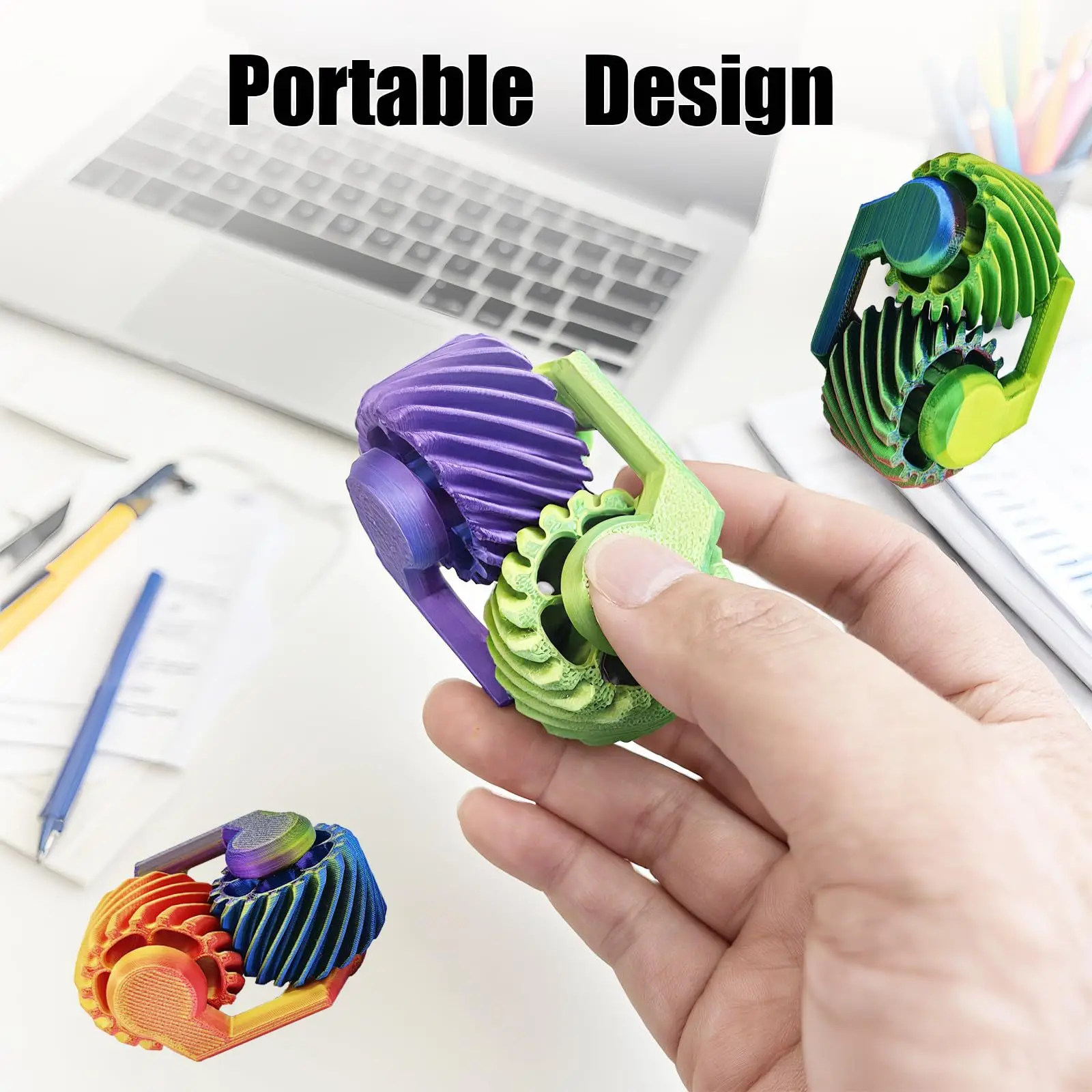 Populaire Fidget Spinner 3D-geprinte vingertopversnelling decompressiespeelgoed mini-gyroscoop Fidget-speelgoed voor volwassenen tieners kinderen