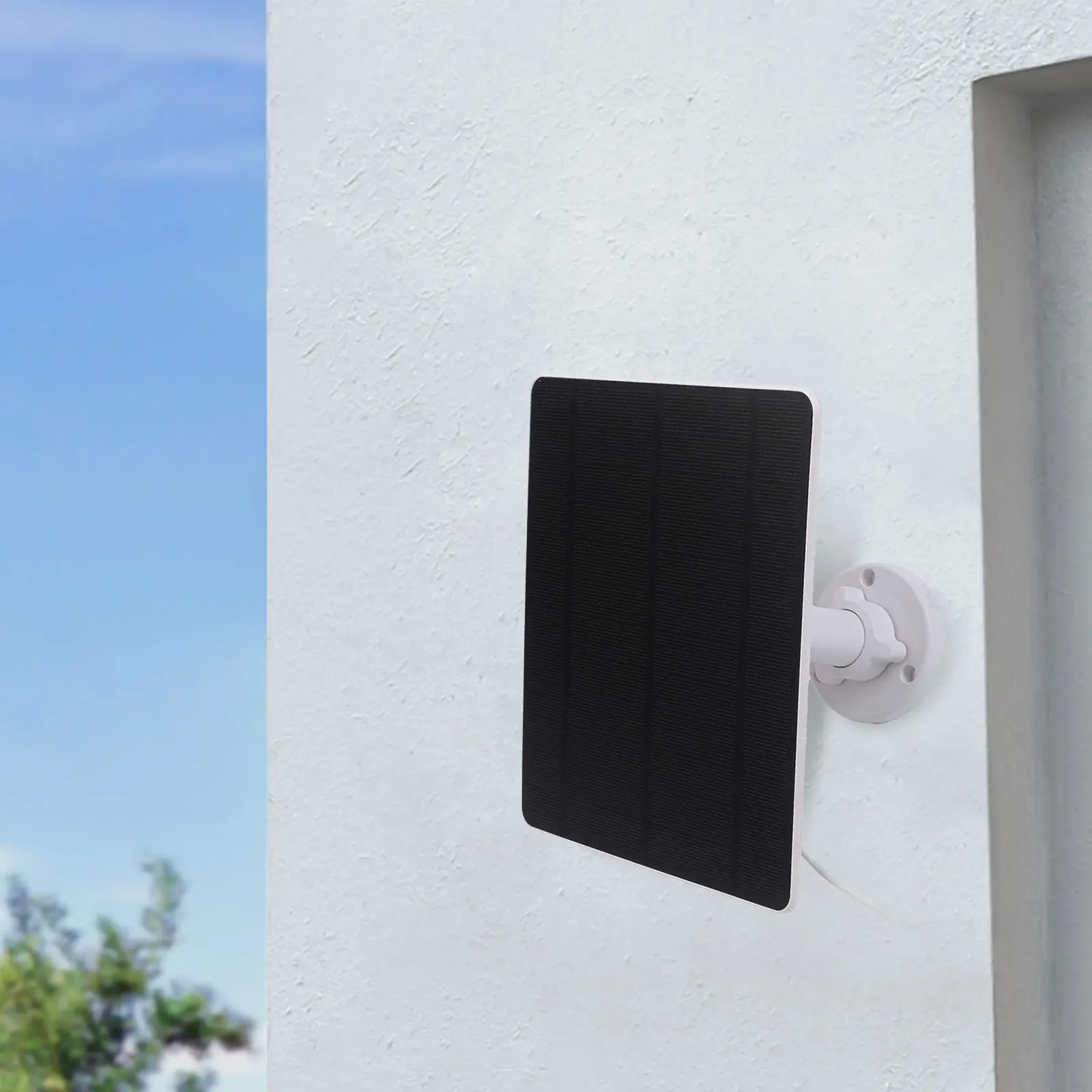 توفر الألواح الشمسية المقدر IP66 لسلسلة جرس الباب بالفيديو طاقة متسقة مع مخرج 6 وات وميزات سهلة التركيب #5