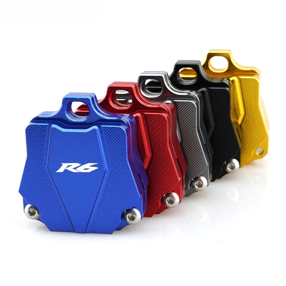 For Yamaha YZFR6 YZF R6 Key Case Cover Shell Cap Protection (Key Without Chip) High Quality Motorcycle CNC aluminum alloy