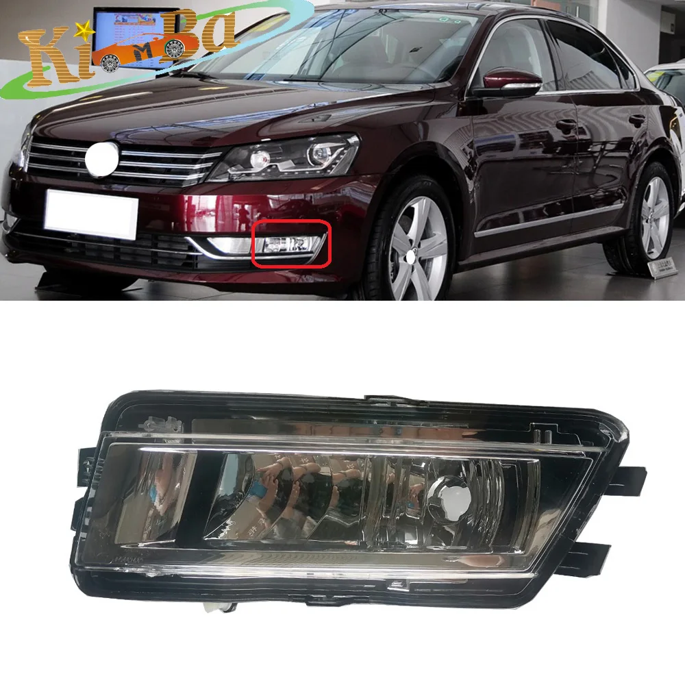 KIMBA-Farol de nevoeiro dianteiro, lâmpada para VW Passat, DRL, NMS B7, 2013, 2014, 2015, 2016