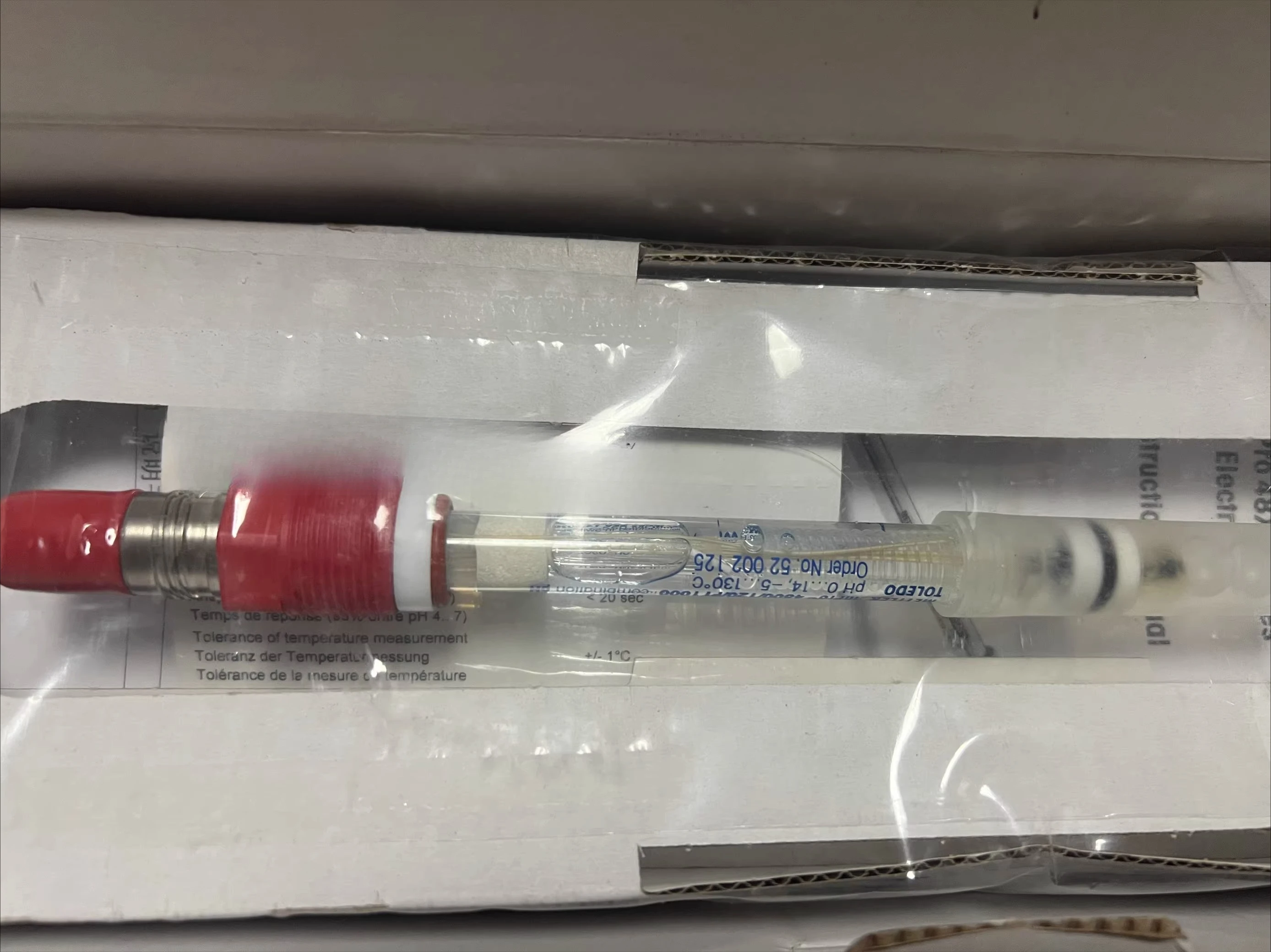 

2026 new r pH Sensor InPro4800/120/PT1000 Strong acid-base pH electrode 52002125