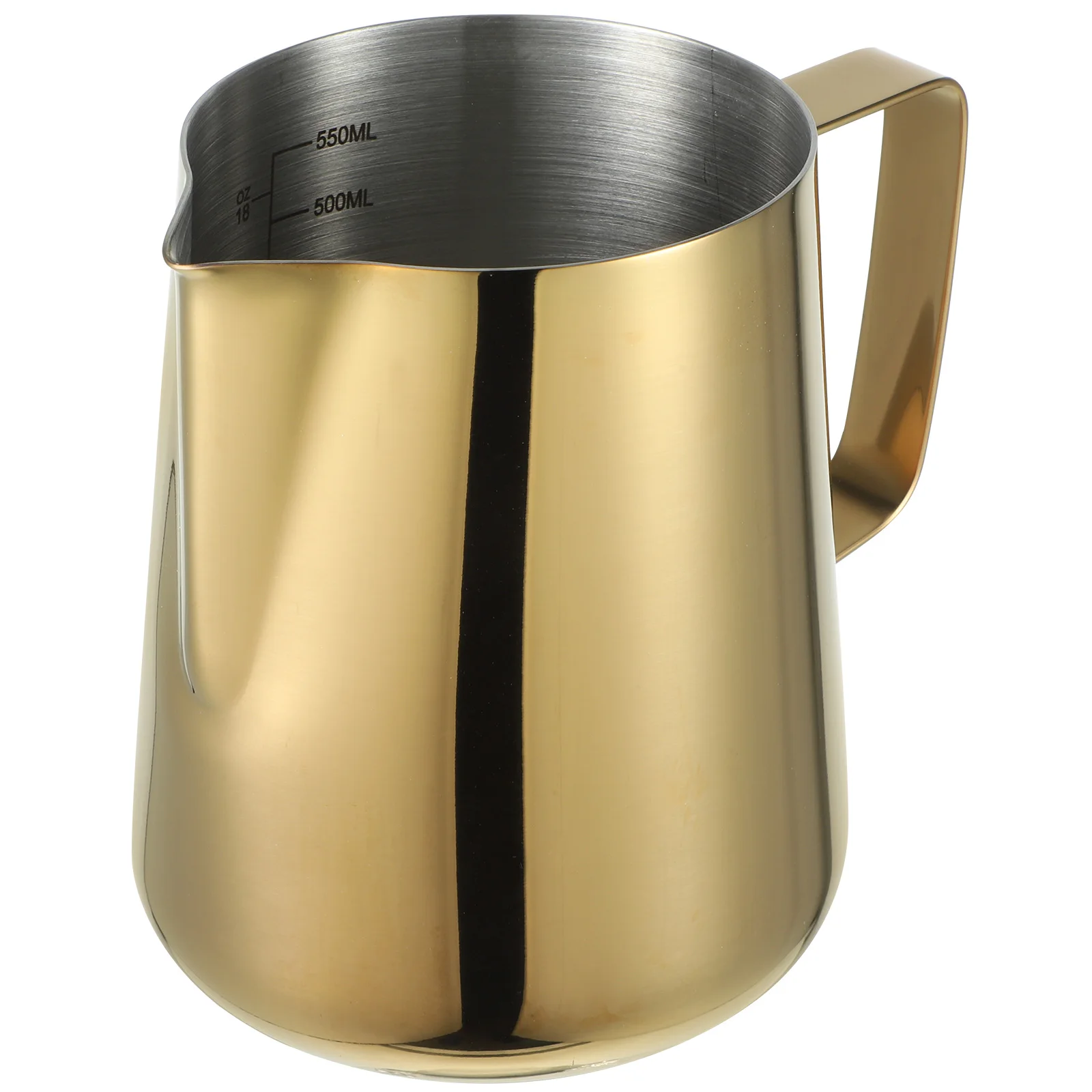 

Stainless Steel Milk Frothing Pitcher Ergonomic Coffee Latte Art Cup Espresso Machine Steamer Jug Easy Clean Home Bar Cafe Use