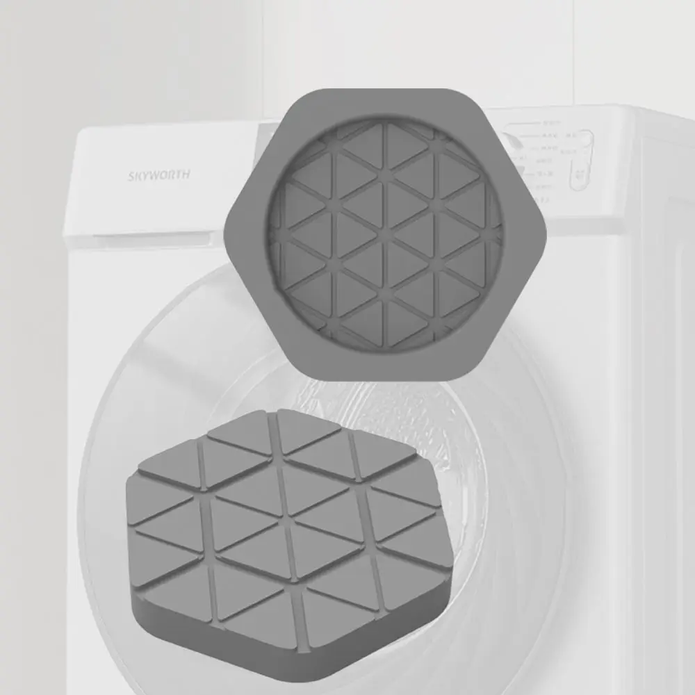 4/8 قطعة مكافحة زلة غسالة مكافحة الاهتزاز قدم وسادة المخمدات الصامتة زيادة غسالة وسادة للقدم امتصاص الصدمات #3