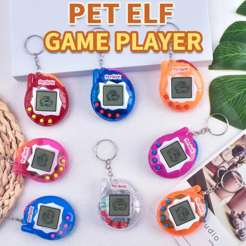 1PCS Electronic Pets  90S Nostalgic 168 Pets In One Virtual Cyber Digital Pet Toys Funny Play Toys