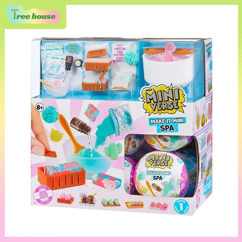

Miniverse Spa New Anime Figures Blind Box Make It Mini Spa Mysterious Box Diy Figuirne Halloween Customized Gift for Kids Toys