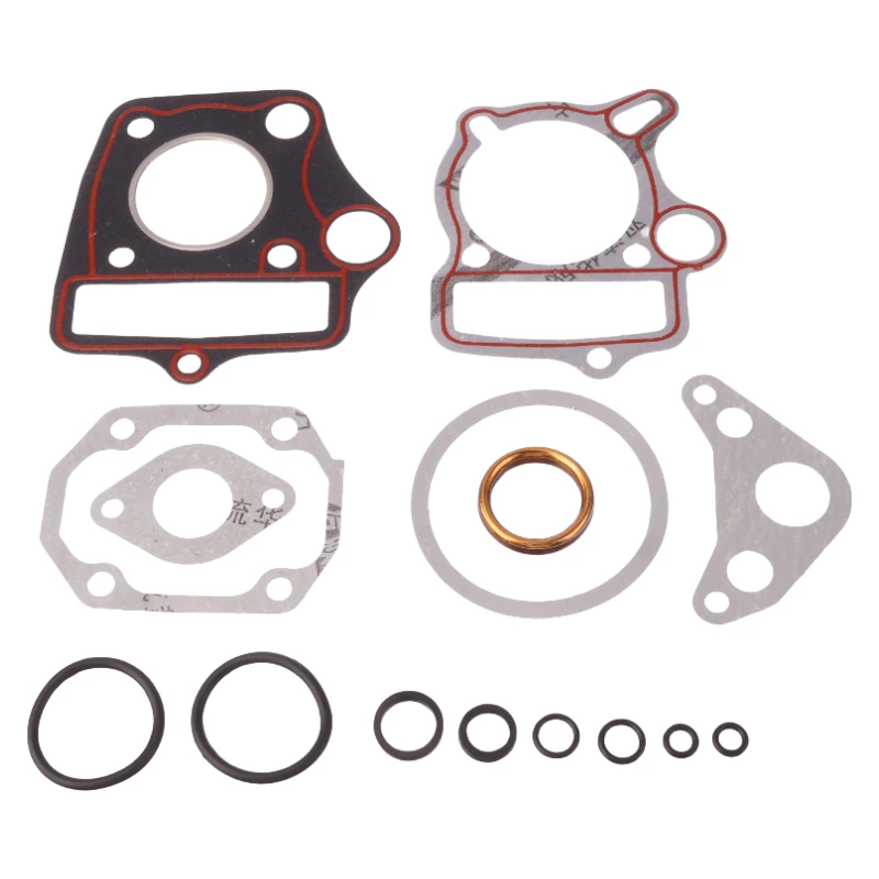 NEW 50cc Horizontal Engine Gasket Set - Cylinder & Piston Gaskets Fit Zongshen Kayo Dirt Pit Bikes ATVs & Go-Karts