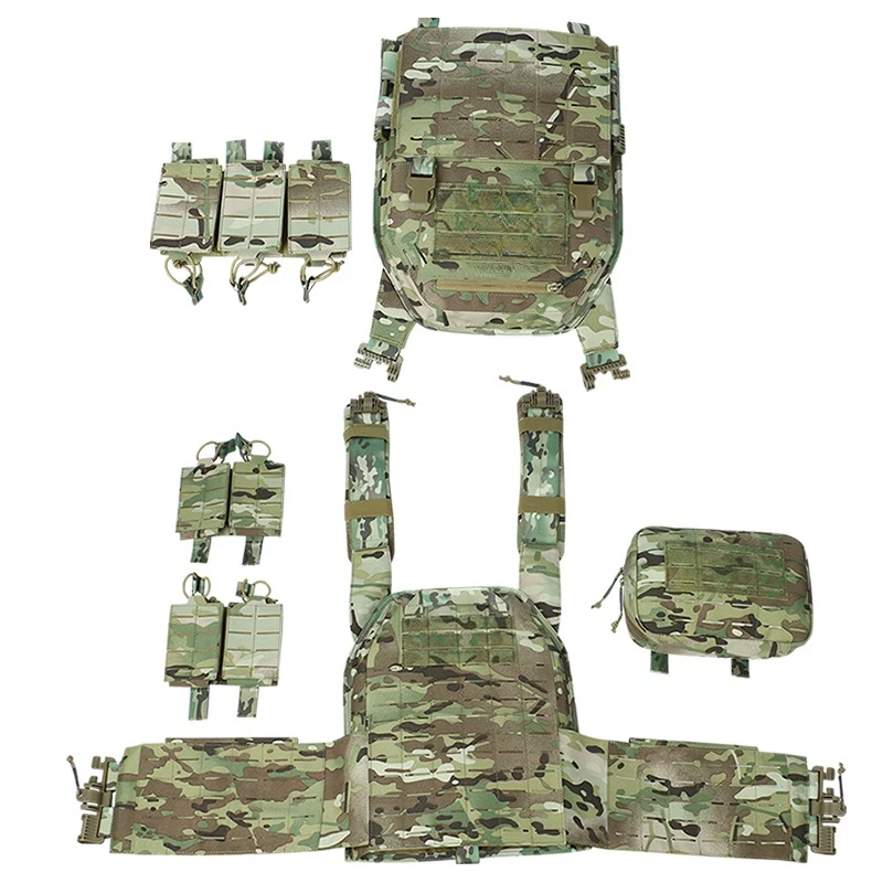 1000D Fabric Quick Releaseable 6094 Tactical Vest with Triple Magazine Pouch