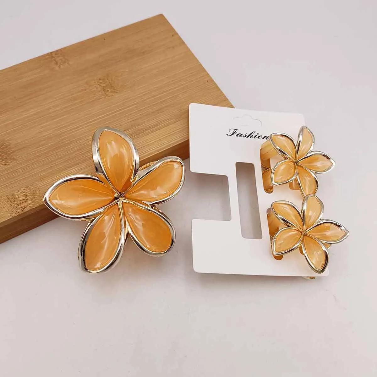 3/9 Teile/satz Blume Haar Clips Frauen Strand Urlaub Haar Klaue Stilvolle Shopping Kopfbedeckungen Weibliche Haar Zubehör – Detail 9