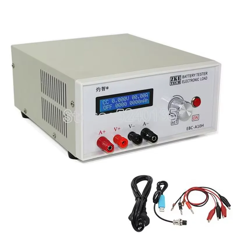 EBC-A10H Multifunction Electronic Load Tester 0-30V12V Battery Capacity Power Bank and DC Power Supply Test 10A 150W