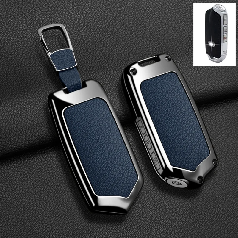 Für Kia K900 Stinger 2017 2018 2019 2020 Zink-legierung 4 Tasten Auto Smart Remote Key Case Abdeckung Shell Schlüsselbund schützen Zubehör – Detail 14