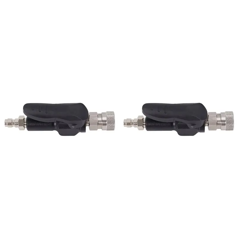 2X 100Bar Quick Inflation Connector Chuck Filling Adapter With 8Mm Male And Female Header Quick Plug-AD26 B-AT64