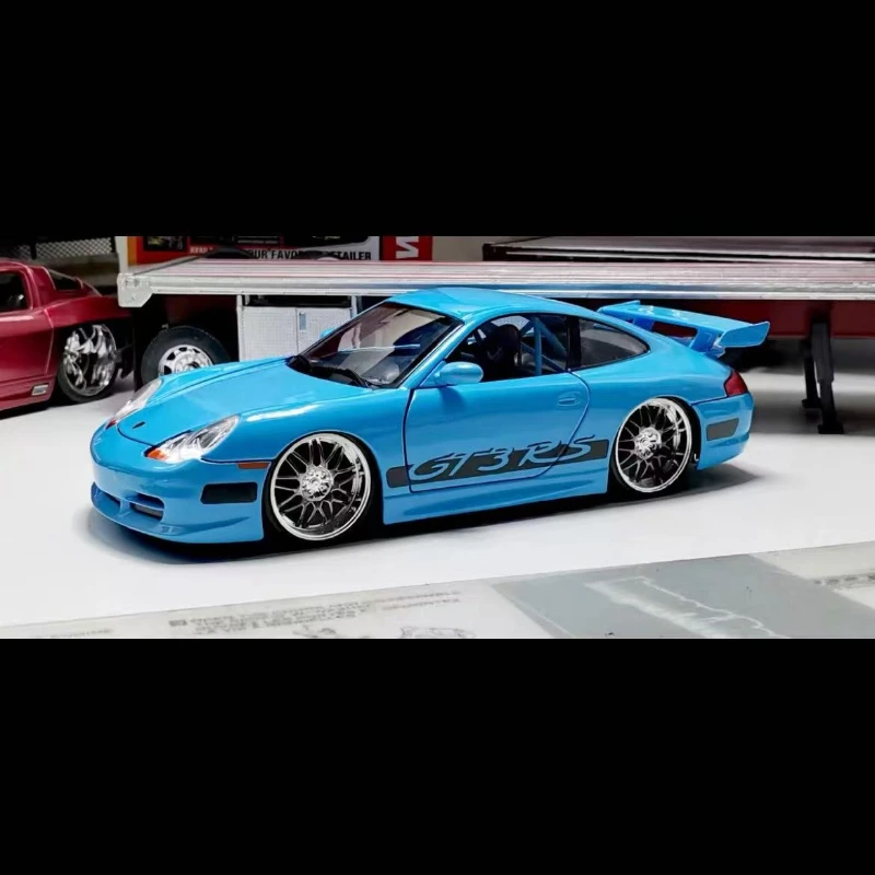 

Jada 1:24 Fast&Furious Porsche 911 GT3 RS Sports car Simulation Diecast Car Metal Alloy Model Car Toys for Children Gift