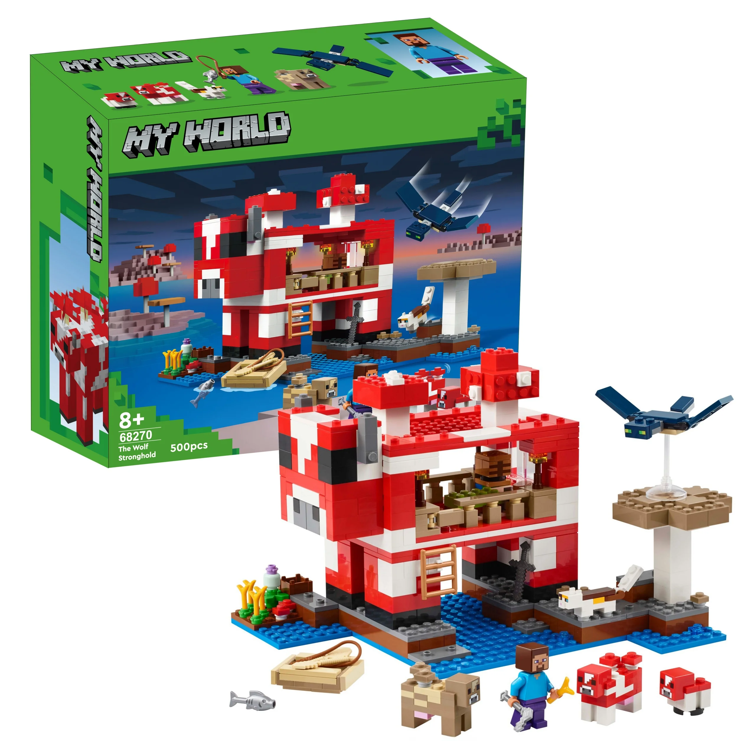 World of Warcraft Cowhouse 21270, Juguete de Construcción, Regalo para Niños, Bloques de Construcción de Modelos, Juguete Edu...