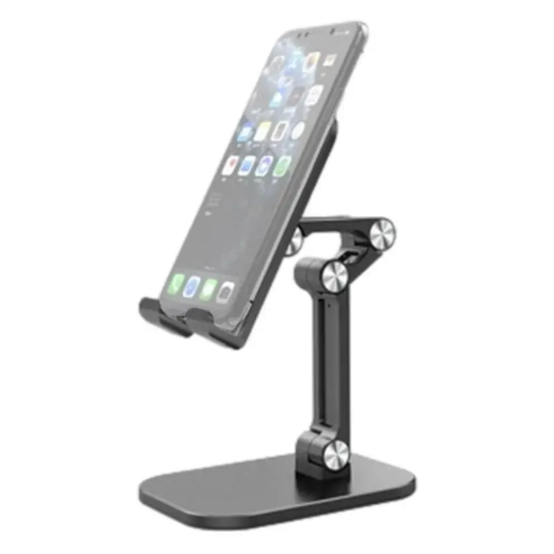 Foldable Phone Holder For Desk Angle Height Adjustable Tablet Cradle Phone Dock Portable Multifunctional Mobile Phone Stand For