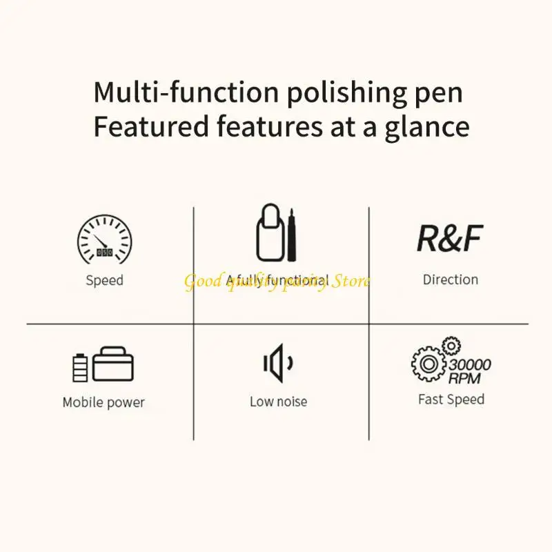 M4YA المهنية الكهربائية مسمار الحفر 30000 دورة في الدقيقة المحمولة USB قابلة للشحن آلة مانيكير مع بت ومجموعة العصابات الرملي