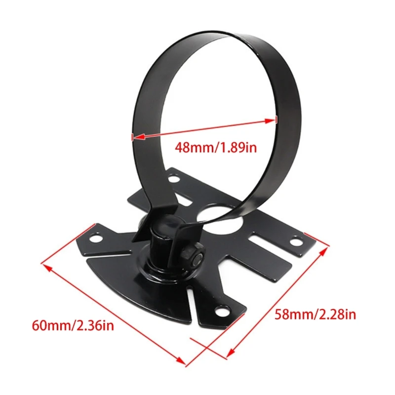 Y1UB Gauge Mount Holder Adjustable Gauge Meter Holder Bracket Gauge Mount Bracket