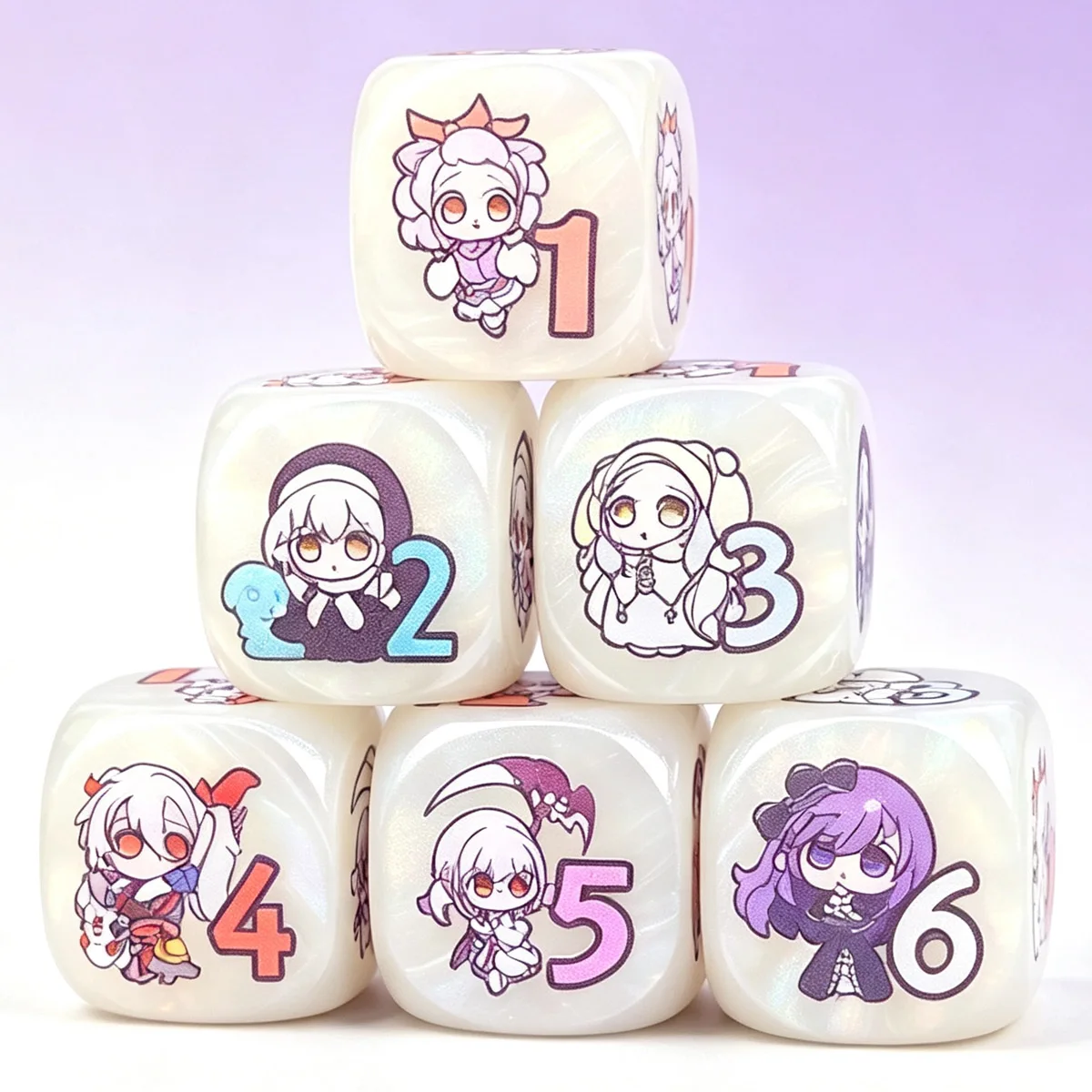20Mm Diy Self Made Yu-Gi-Oh! Ash Blossom Joyous Spring Dice Damage Counter Ghost Ogre Snow Rabbit Dice Anime Card Gift Toy
