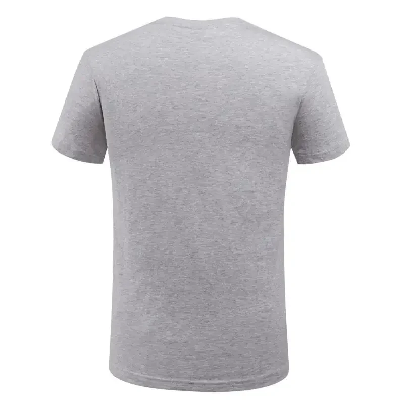 220 Gsm Combed Cotton T Shirts Custom Company Shirt Team Tees Unisex Round Neck Short T-shirt Logo Printing Embroidery Charge