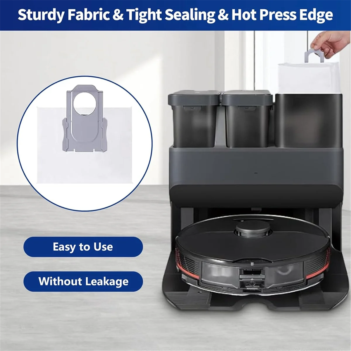 Para roborock s8 pro ultra escova lateral principal filtro hepa mop saco de pó aspirador acessórios kit