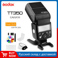 Godox TT350C TT350N TT350S TT350F TT350O TTL HSS 1/8000s Speedlight Flash with X1T Transmitter for Canon Nikon Sony Fuji Olympus