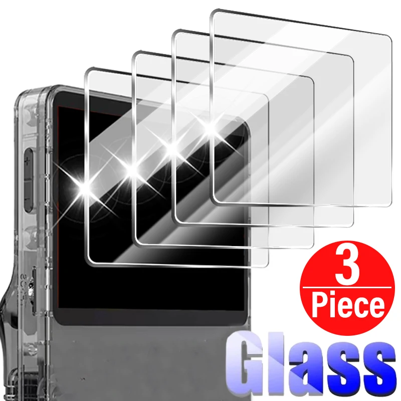 1-3PCS Tempered Glass For R36S Retro Game Console Screen Protectors HD Clear Anti Scratch Protective Glass Film For R36S