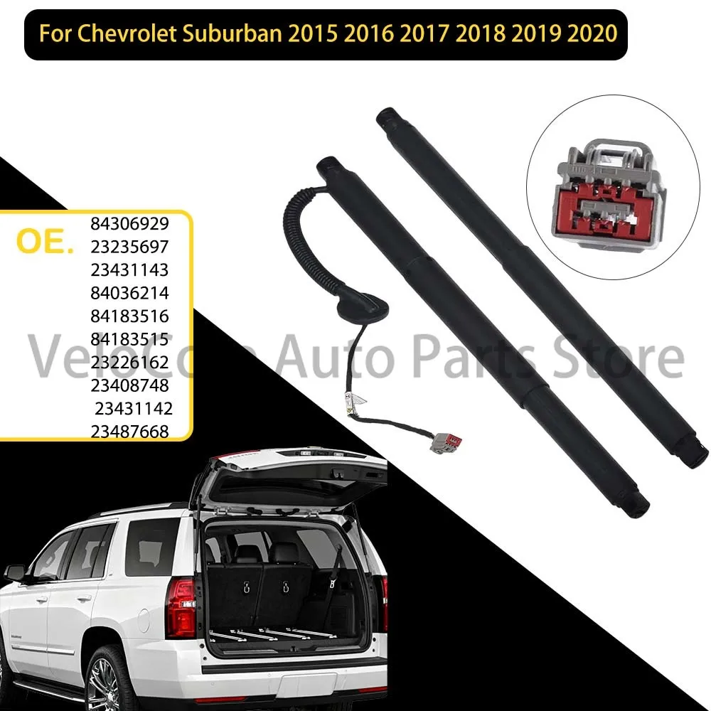 

For Chevy Tahoe Suburban GMC Yukon Escalade 2015-2020 Power Hatch Lift Support Electric Tailgate Shock Strut 84306929 23408748