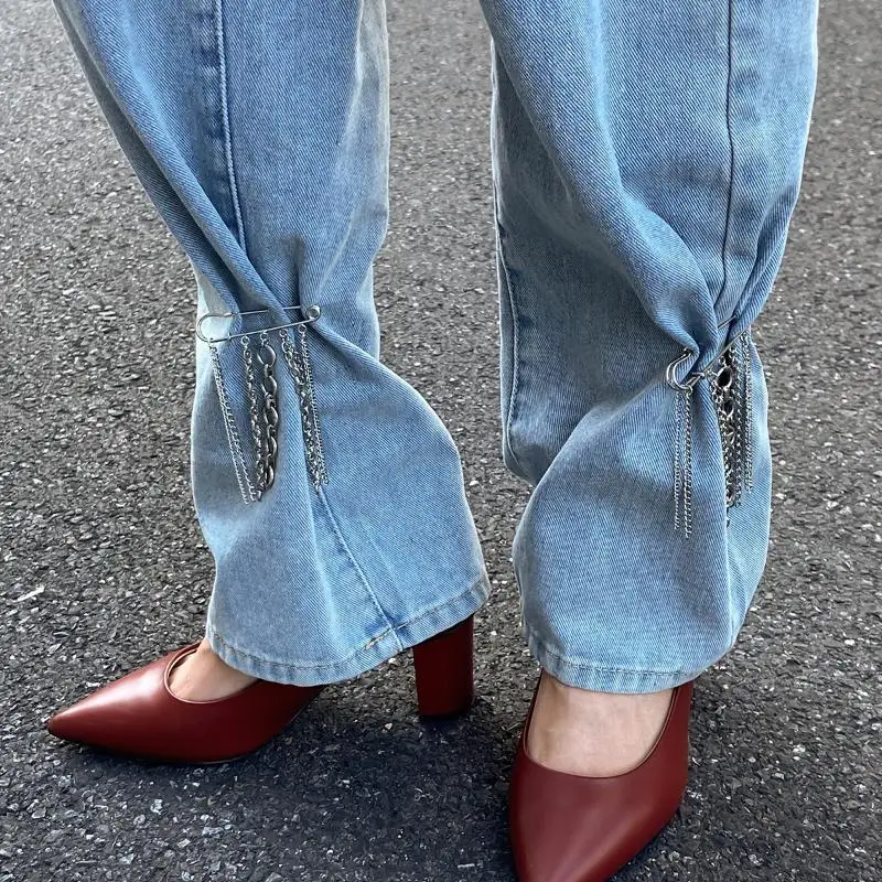 العصرية حقيبة سحر قلادة الإبداع الملابس الثابتة دبوس انفصال زر المشابك زر المشدود اللؤلؤ جان تشديد مشبك #4