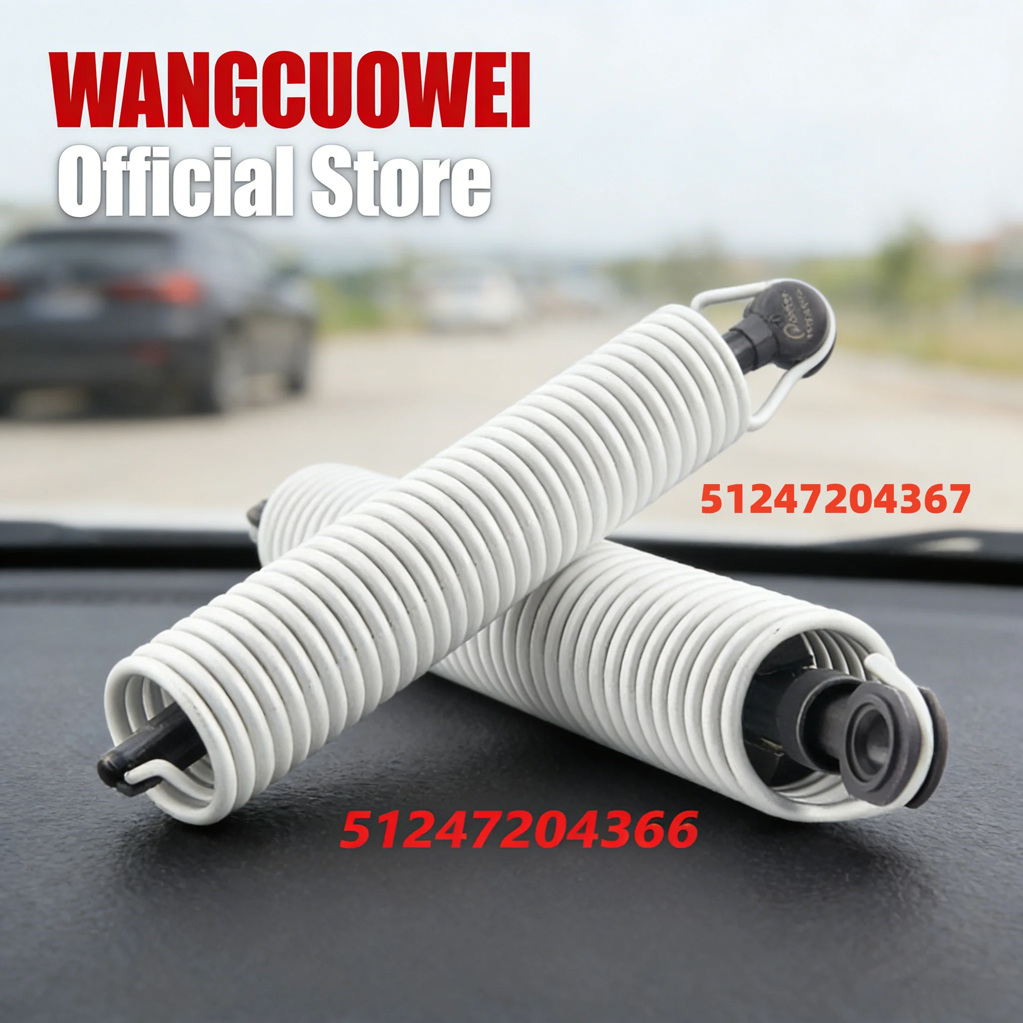 

1 Pair/Left/Right Rear Trunk Boot Lid Tension Spring 1247204367 51247204366 for BMW F10 F18 5 Series 535i 520Li 525Li 530 528