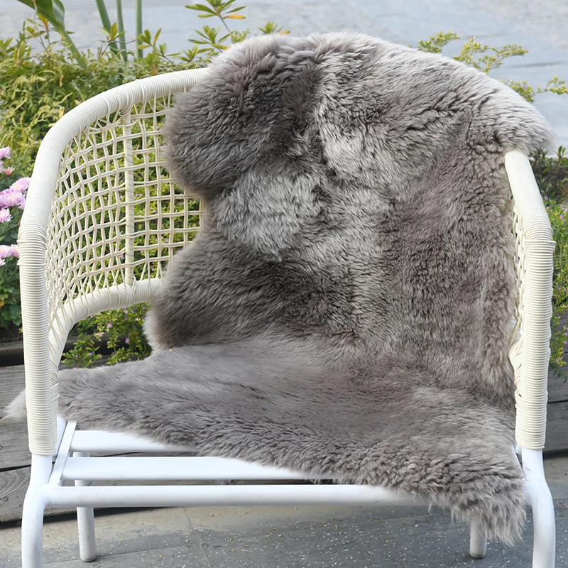 

CX-D-112F Throw Rug Australian Sheepskin Hairy Carpet For Living Room Bedroom Area Rugs