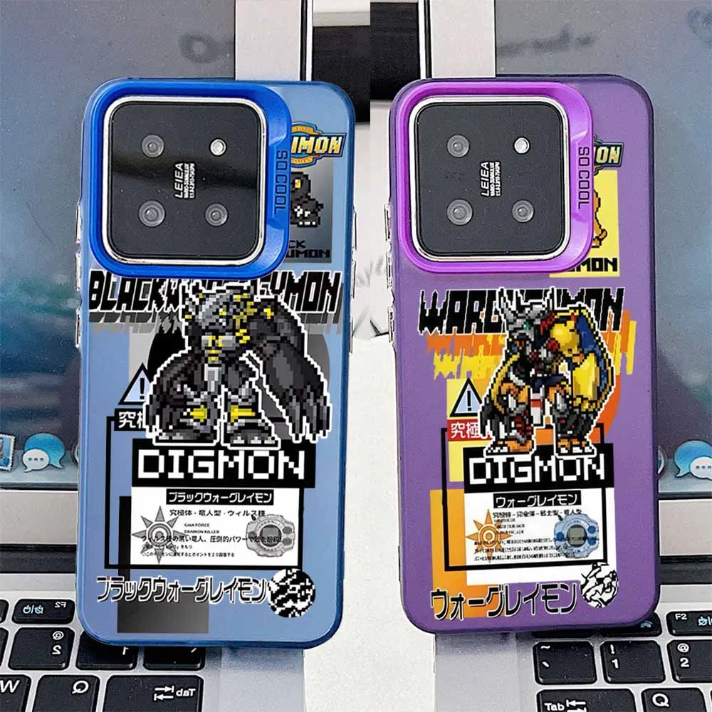 

Cartoon Digimon Adventure Clear Cover For Xiaomi Redmi Note 14 13 12 11E 11S 11 10 9 9S Pro Plus Lite Max Colorful Phone Case