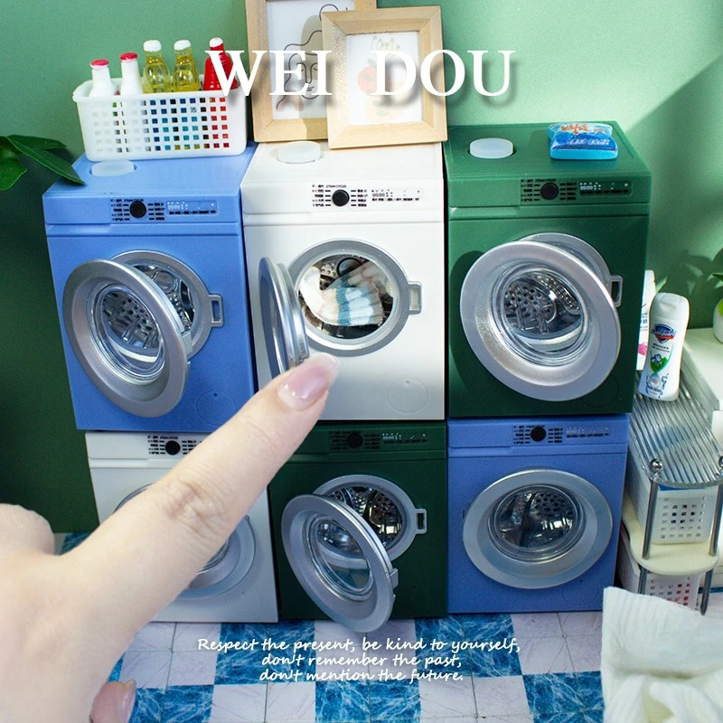 Gesimuleerde Mini Wasmachine Roterend Speelgoed voor 1/10 RC Crawler Auto Traxxas TRX4 Defender Bronco AXIALE SCX10 90046 RC4WD D90