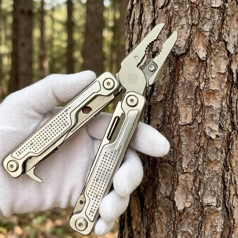 20in1 Multi Tool Pliers EDC Pocket Knife Outdoor Camping Survival Gear with Wire Cutter Saw Bottle Opener Screwdriver Men Gift