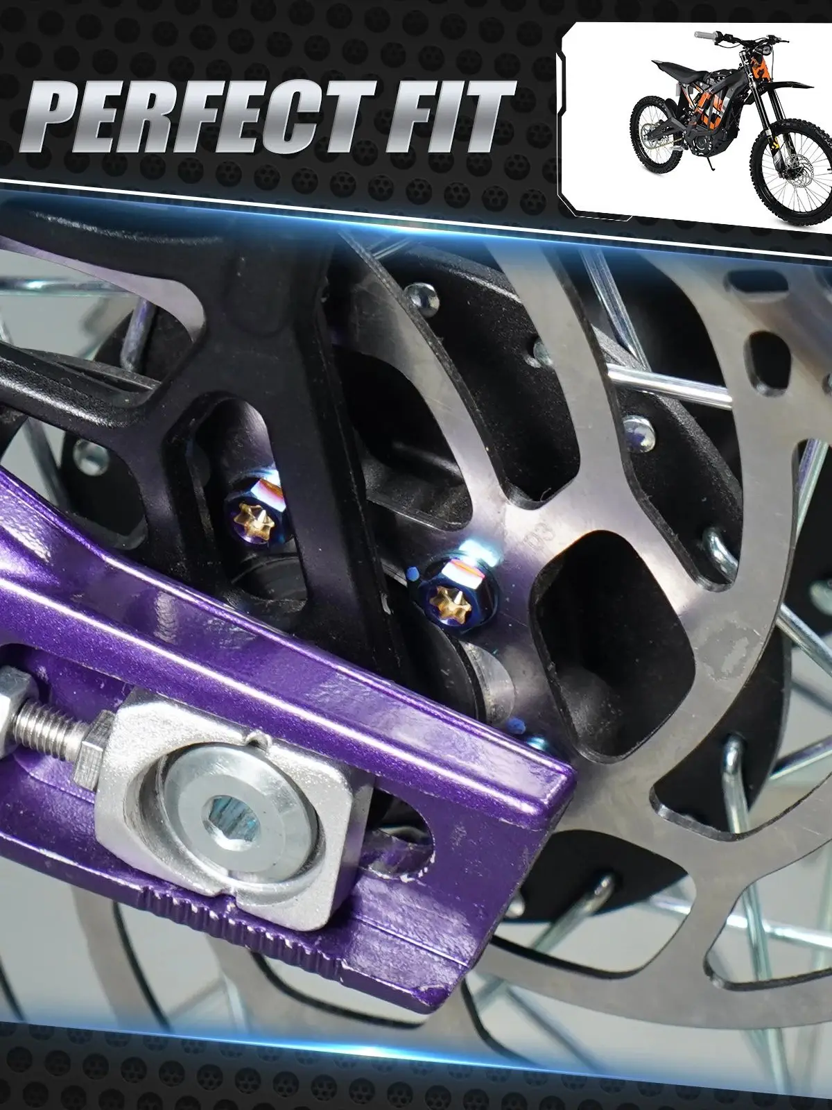 AliExpress NICECNC For Surron Light Bee X M6X13 Rear Brake Disc Pad Screws For Sur-ron Light Bee S L1E For Segway X160 X260 Electric Dirt Bike