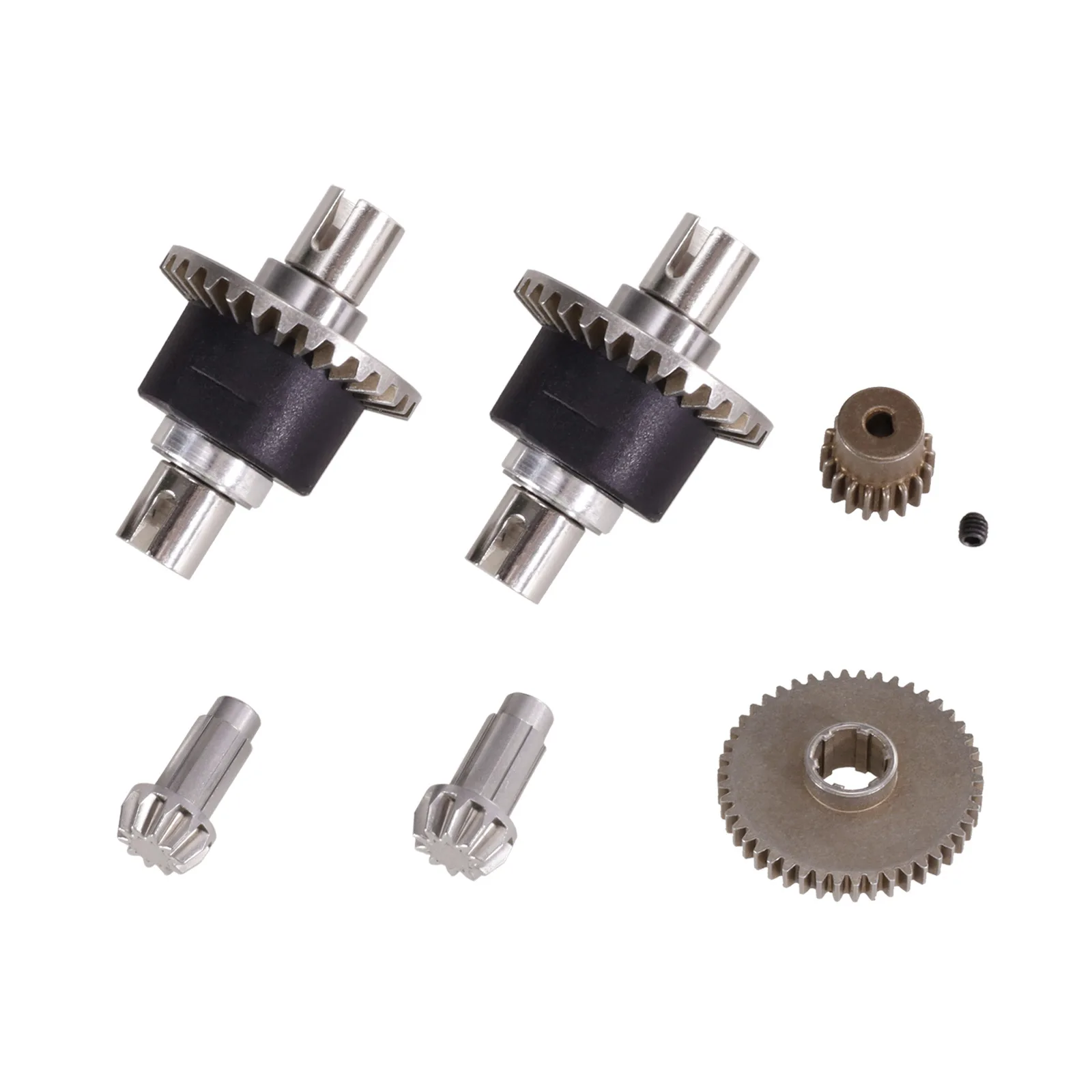 Upgrade metal differential assembly Motor/Active/ Large gear parts Accessories for SCY 1/16 16101 16102Pro 16103 Q130 RC car