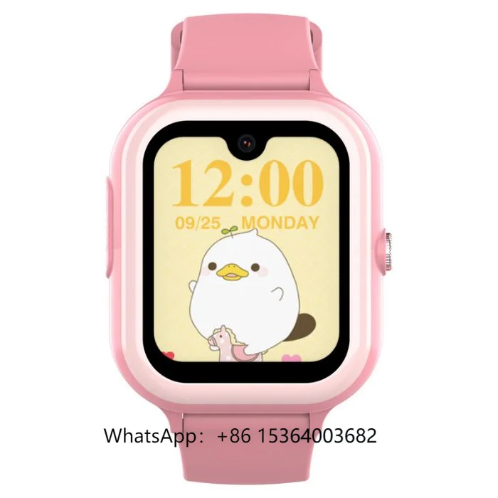

TJXLWonlex Newest KT31AI Kids Smartwatch AMOLED 4G Sim Android 8.1 GPS Navigation WiFi SOS Sleep Monitor GPS Tracker Pink