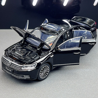 1:32 VW Passat 380 TSI Alloy Car Model Diecast Metal Car Vehicles Model High Simulation Sound and Light Collection Kids Toy Gift