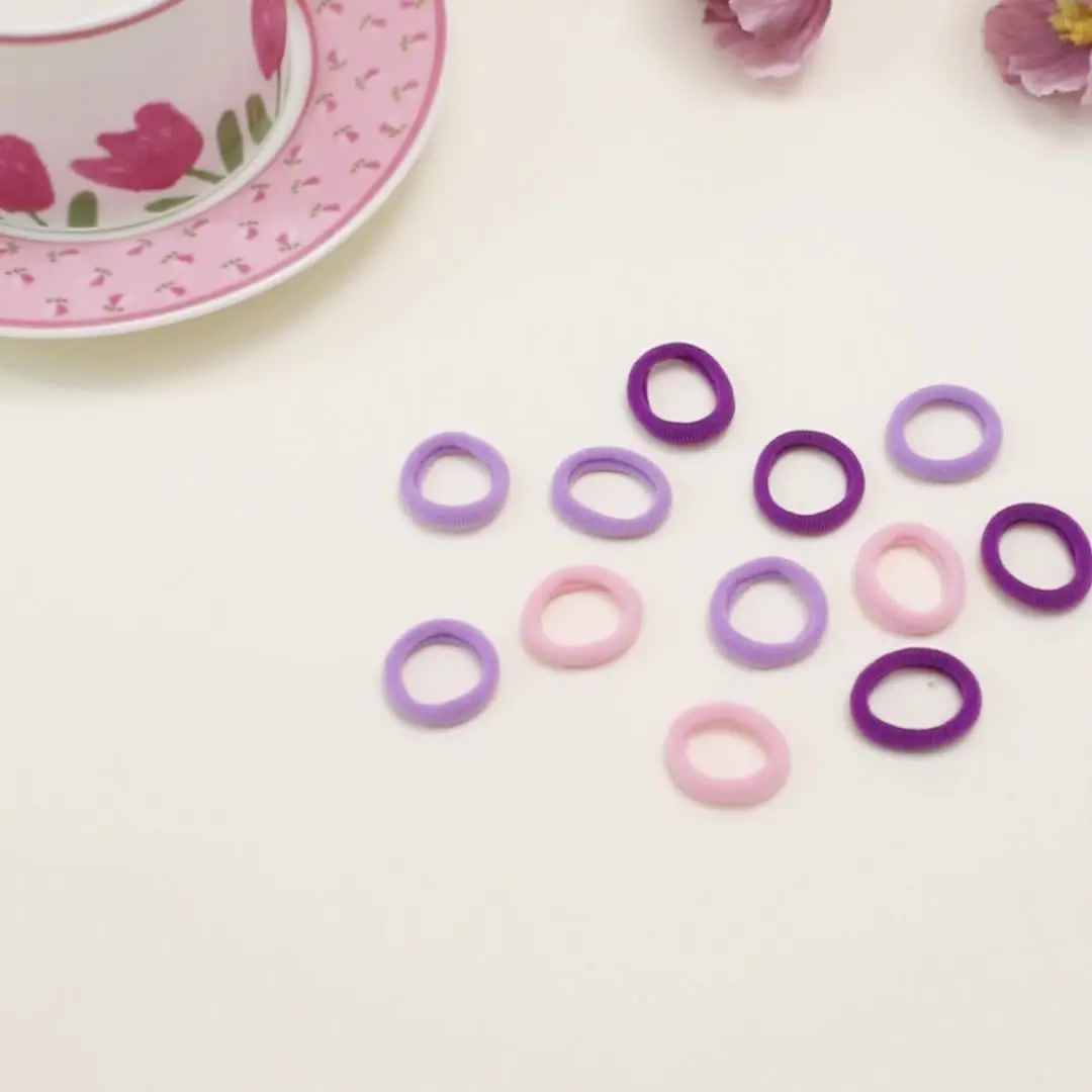 20/50pcs Kids Elastic Hair Bands Girls Sweets Scrunchie Rubber Band for Children Hair Ties Clips Headband Baby Hair Accessories