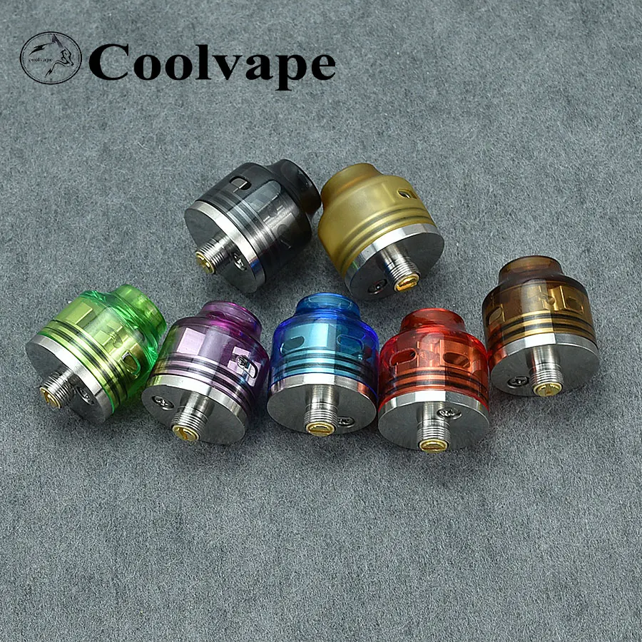 WASP Nano RDA Mini atomizador 510 wave Figure MTL Drip tip tanque de bobina única con Pin BF 316SS 22mm vape rda vs Haku Venna v2 RDA