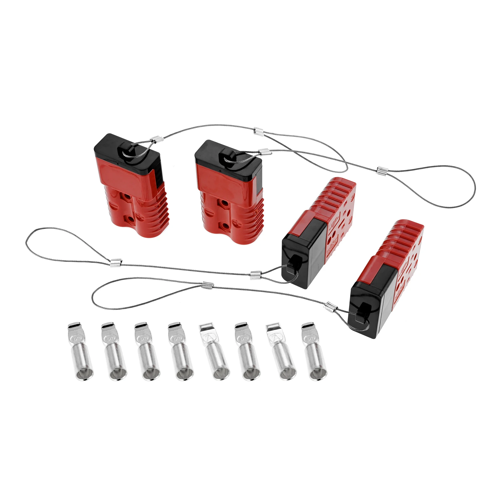 4PCS 175A Battery Quick Connect/Disconnect Connector 1/0 AWG Wire Harness Plug 12-36V for Car Winch Trailer Lifts Motors Towing