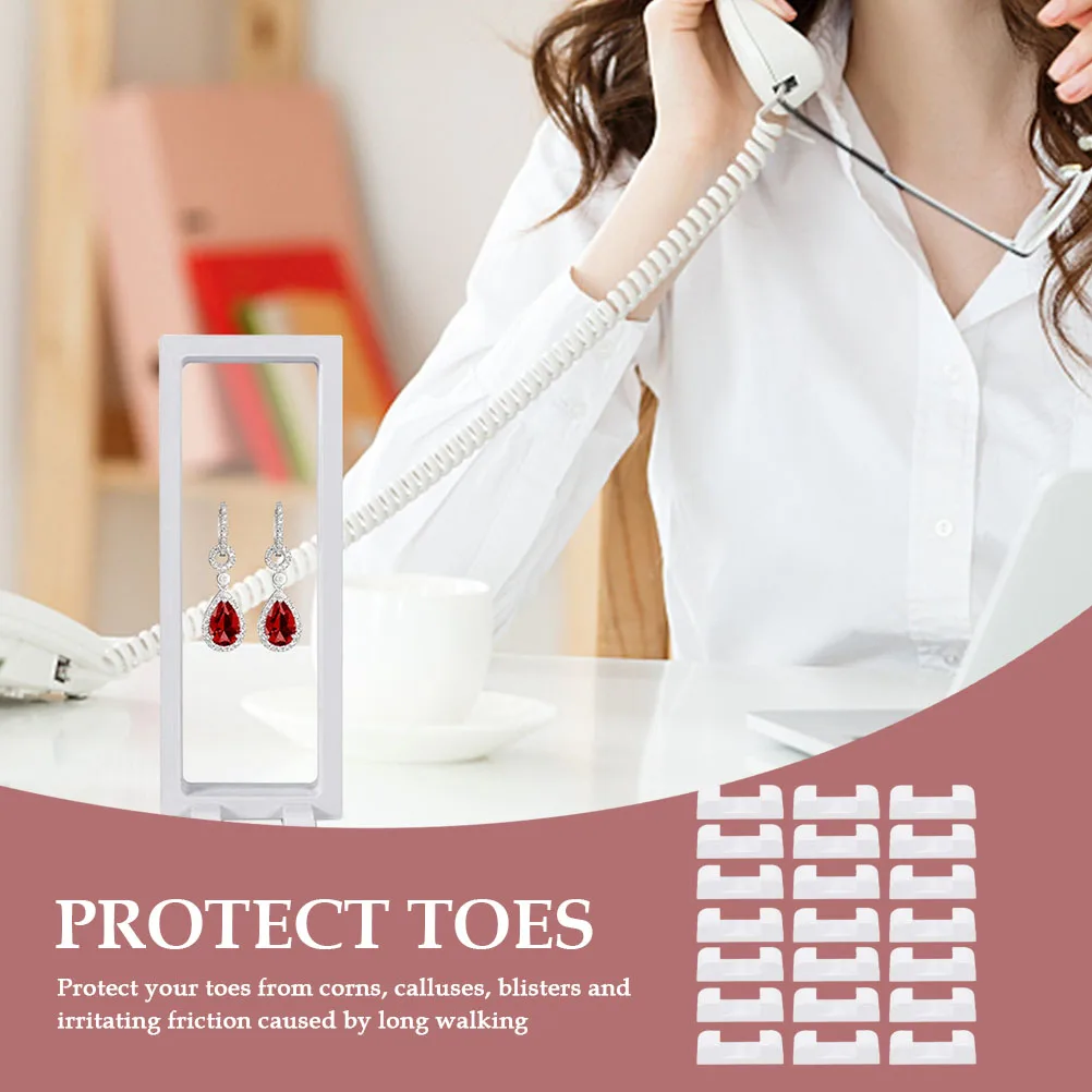 

100 Pcs Square Base Display Jewelry Holder Bases Plastic Base Lightweight Compact Size Box